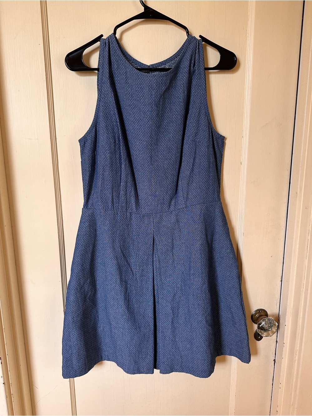 Taylor Stitch Women’s The Audrey Dress in Indigo Jacquard - Size M